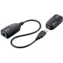 LogiLink UA0207 USB 2.0 Cat5 Extender-Set, schwarz