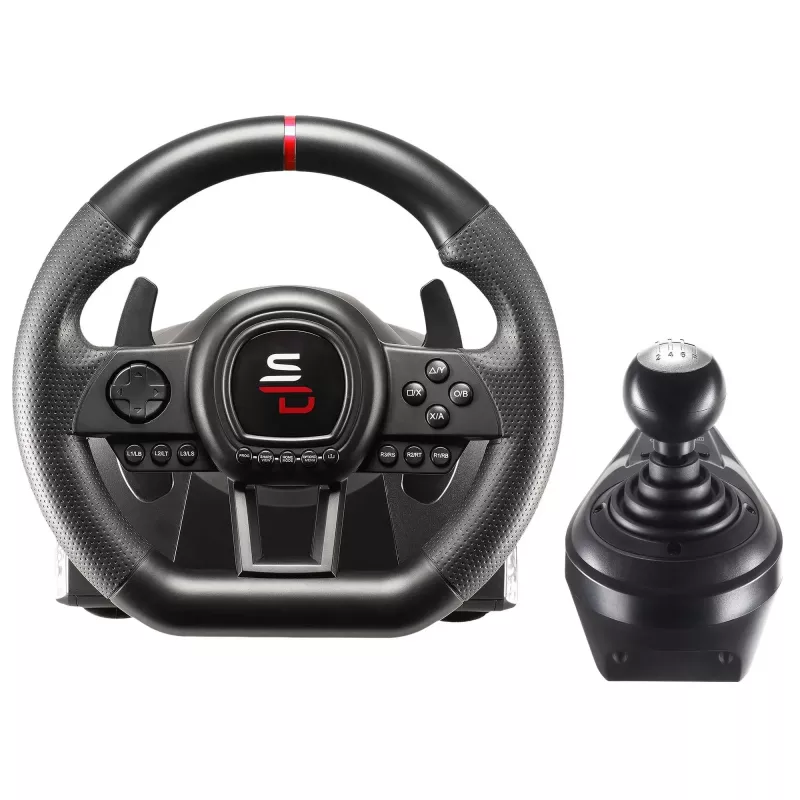 Lenkrad + Pedale + Joystick Subsonic SA5658 Schwarz USB für PlayStation 4 Xbox One