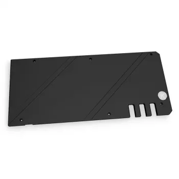 Backplate EK Water Blocks Aluminium Schwarz