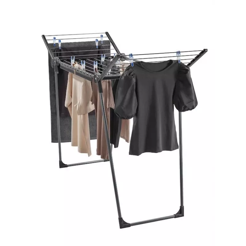 Pegasus 150 Solid Schwarz LEIFHEIT Wäscheständer