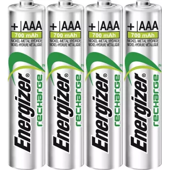 ENERGIZER BATTERY Accu Recharge Power Plus 700 mAh AAA HR3/4 Akku, 4 Stück