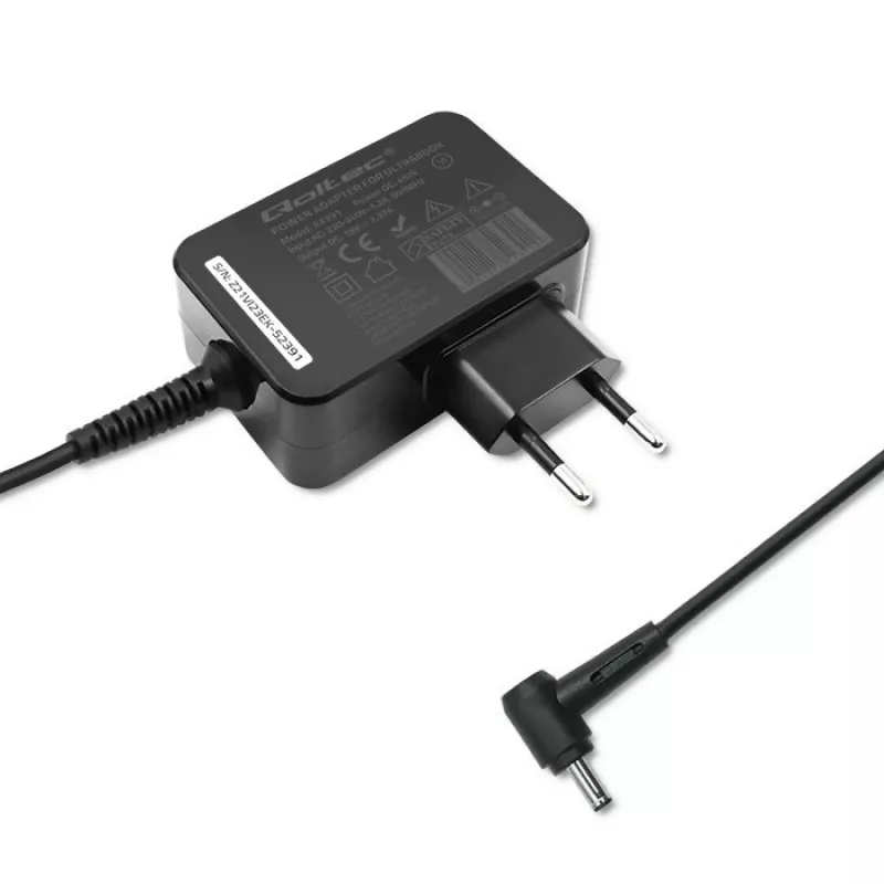 Netzteil QOLTEC 45W 19V für tragbare Geräte — Ersatznetzteil 45 W 19 V