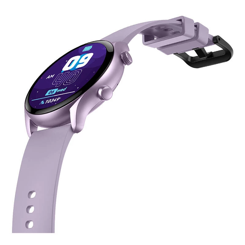 Smartwatch Zeblaze Btalk 3 Plus – 1,39 Zoll (3,53 cm) IPS 360×360 px, Touchscreen, Silikonarmband, Lila