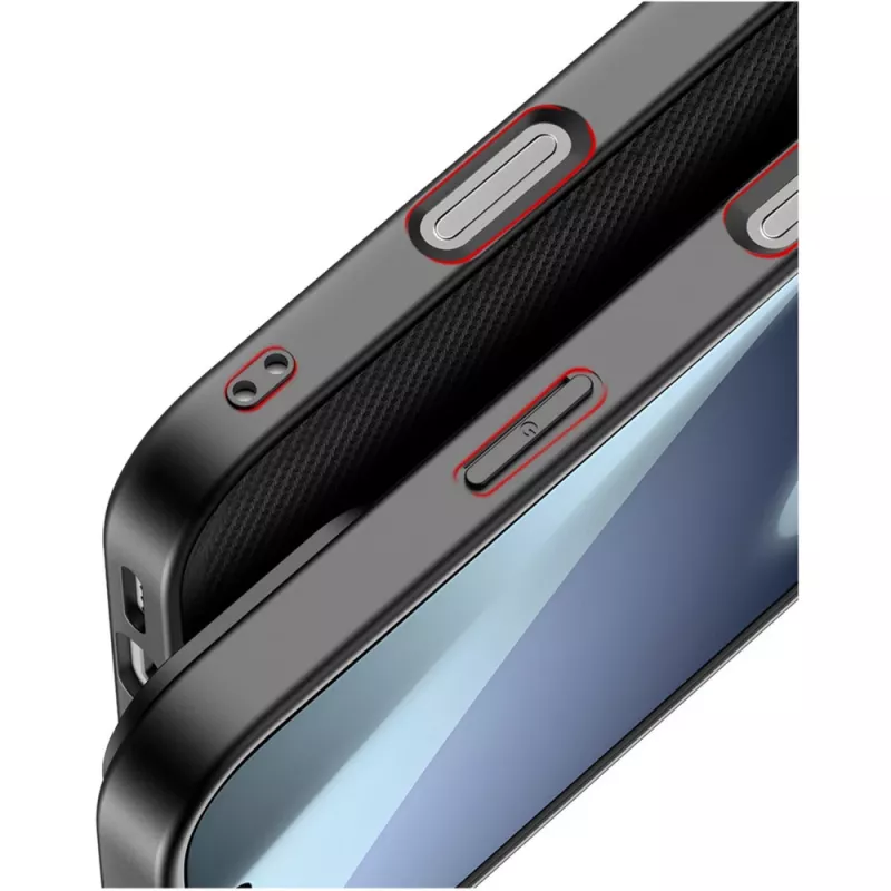 Nevox StyleShell NYLO 2528 Hülle für iPhone 17 Pro, Schwarz