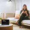 Smart Speaker MANTA MTO200B Windy Schwarz — Bluetooth- und Wi‑Fi-Funkverbindung, Sprachassistenten-Unterstützung
