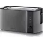 Severin AT 9341 Toaster 4 Scheiben 1400 W Schwarz Edelstahl gebürstet