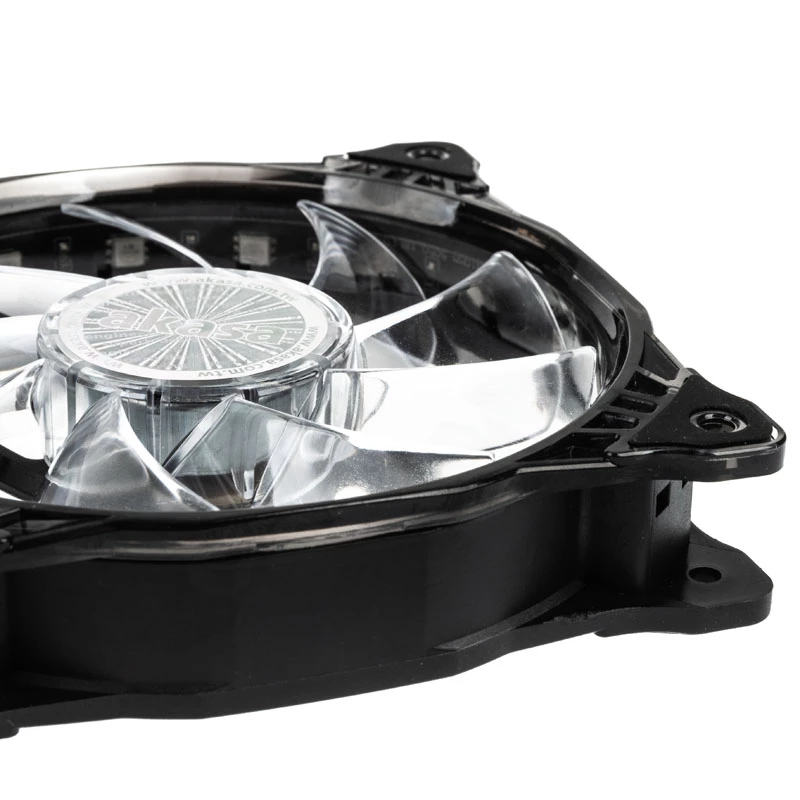 Fan Akasa Vegas X7 Computer case Schwarz Transparent