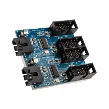 USB 2.0 Hub Akasa AK-CBUB64-30BK 1-auf-4-Port USB 2.0