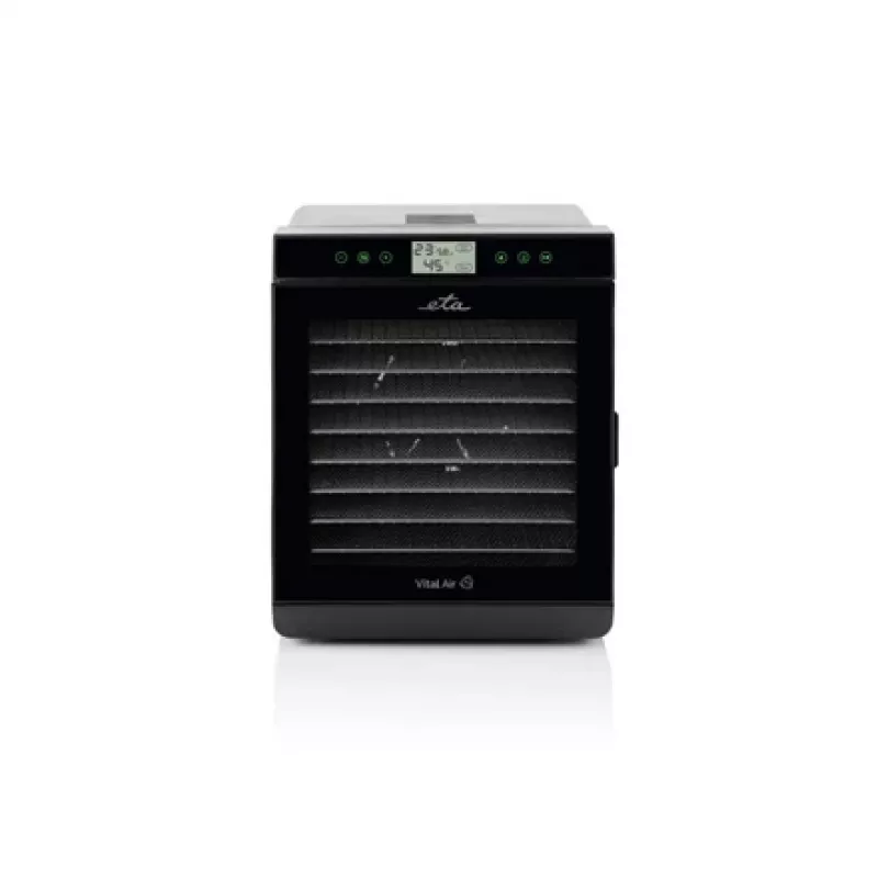 ETA | Dörrautomat | Vital Air II ETA230290000 | Leistung 650 W | Anzahl der Einschübe 10 | Temperaturregelung | Integrierter Timer | Schwarz