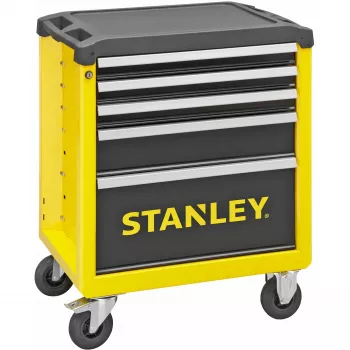 Werkzeugwagen Stanley STST74305-1 mit 5 Schubladen, gelb/schwarz, 3 flache + 2 hohe Schubladen