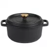 Gusseiserner Schmortopf Russell Hobbs 24 cm, schwarz