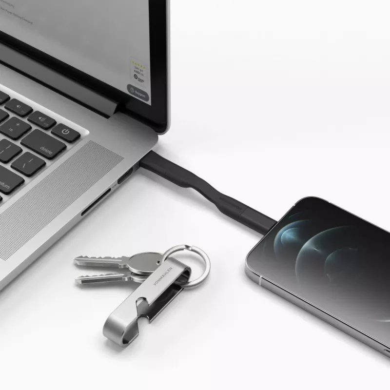 Vonmählen High Six USB C Schwarz, Edelstahl