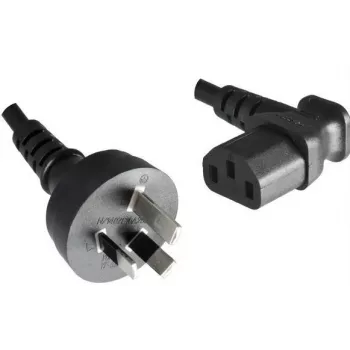 Microconnect PE010418AUSTRALIA-A Netzkabel Schwarz 1,8 m Netzstecker Typ I C13-Kupplung
