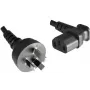 Microconnect PE010418AUSTRALIA-A Netzkabel Schwarz 1,8 m Netzstecker Typ I C13-Kupplung