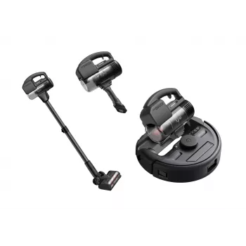 Roboter-Staubsauger Eufy E20 Schwarz — rund, Basisstation mit Staubbeutel, 150 Minuten Laufzeit, 35 cm Durchmesser