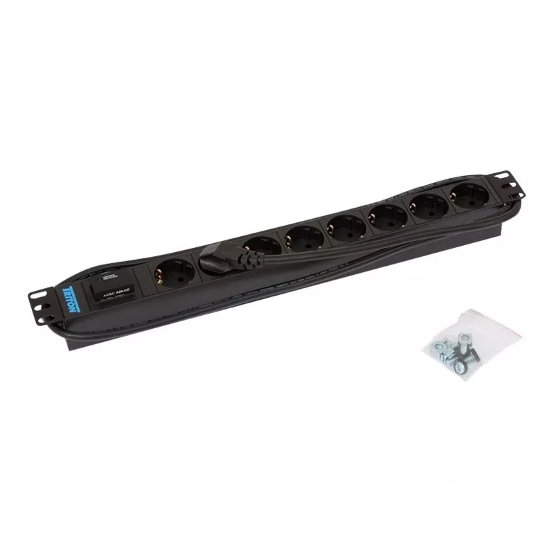 Überspannungsschutz Triton RAB-PD-X08-A1 Schwarz 8 AC-Ausgänge 230V 2m