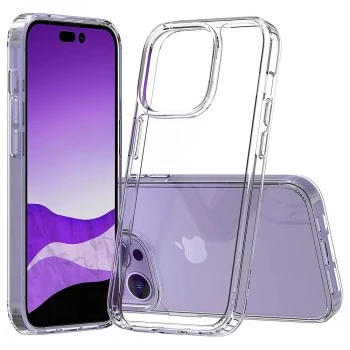 Handyhülle SCREENOR BUMPER Transparent für iPhone 15 Pro Max (6,7 Zoll) TPU