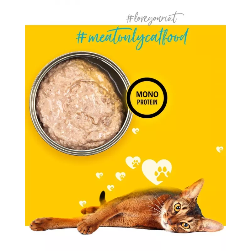 3COTY Huhn - Nassfutter für Katzen - 80g