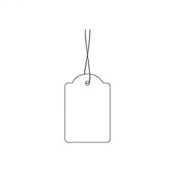 Fadenanhänger HERMA 6933 18x28 mm mit weißem Faden