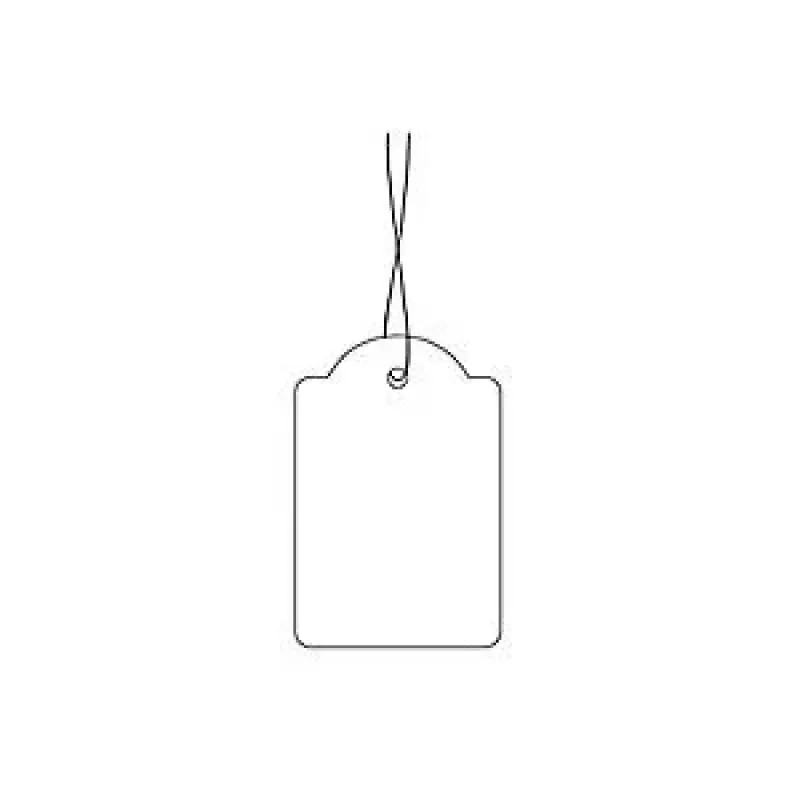 Fadenanhänger HERMA 6933 18x28 mm mit weißem Faden