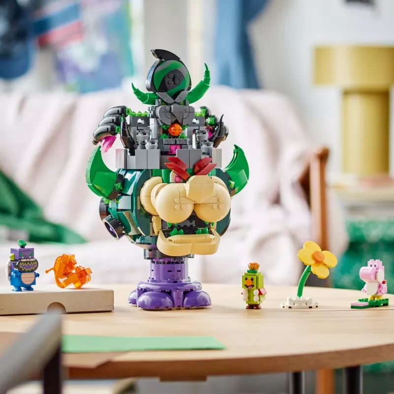 Konstruktionsspielzeug LEGO Super Mario Prinz Florian & Schloss Bowser Set 72042