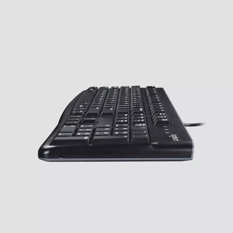 Logitech Desktop MK120 Combo, schwarz, kabelgebunden, Schweizer Layout, 920-002504