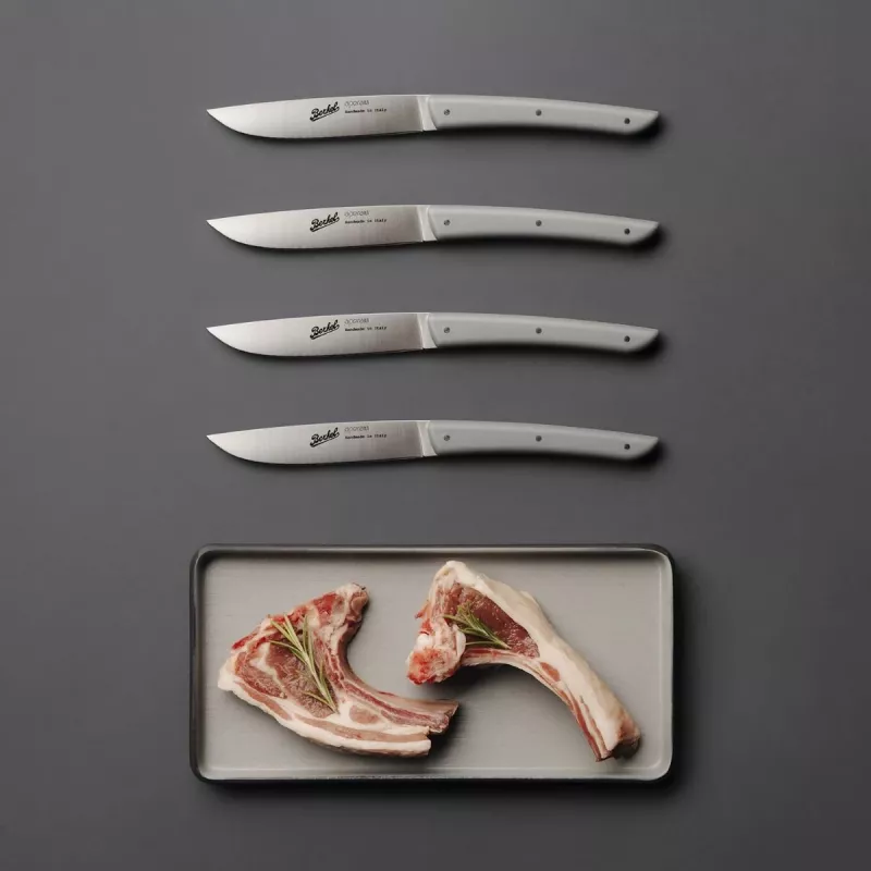 Berkel Steakmesser-Set 4-teilig Farbe Grau