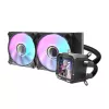 All-in-One-Flüssig-CPU-Kühler Darkflash DV240S, 120-mm-Lüfter, Schwarz, unterstützt LGA1700/AM5 und andere Sockel