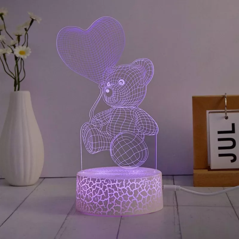 Manta SNL115RGB RGB 3D Herz dekorative LED-Lampenset