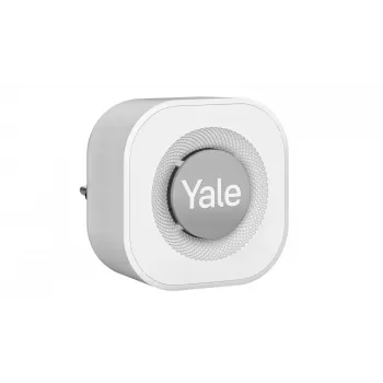 Yale Türklingel-Gong Grau, Weiß