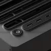 HAVN HS 420 VGPU PC-Gehäuse, Midi-Tower, E-ATX, gehärtetes Glas, PCIe-5.0-Riser-Kabel - schwarz