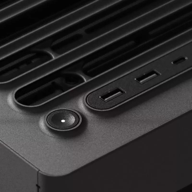 HAVN HS 420 VGPU PC-Gehäuse, Midi-Tower, E-ATX, gehärtetes Glas, PCIe-5.0-Riser-Kabel - schwarz