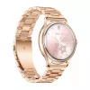 Smartwatch Colmi L28 mit goldenem Gehäuse und goldenem Edelstahlarmband