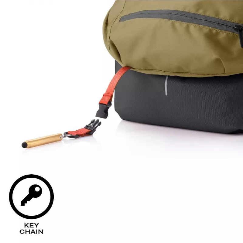 Freizeitrucksack XDDESIGN Bobby Soft mit 15,6-Zoll-Notebookfach, 16 l, PET, schwarz