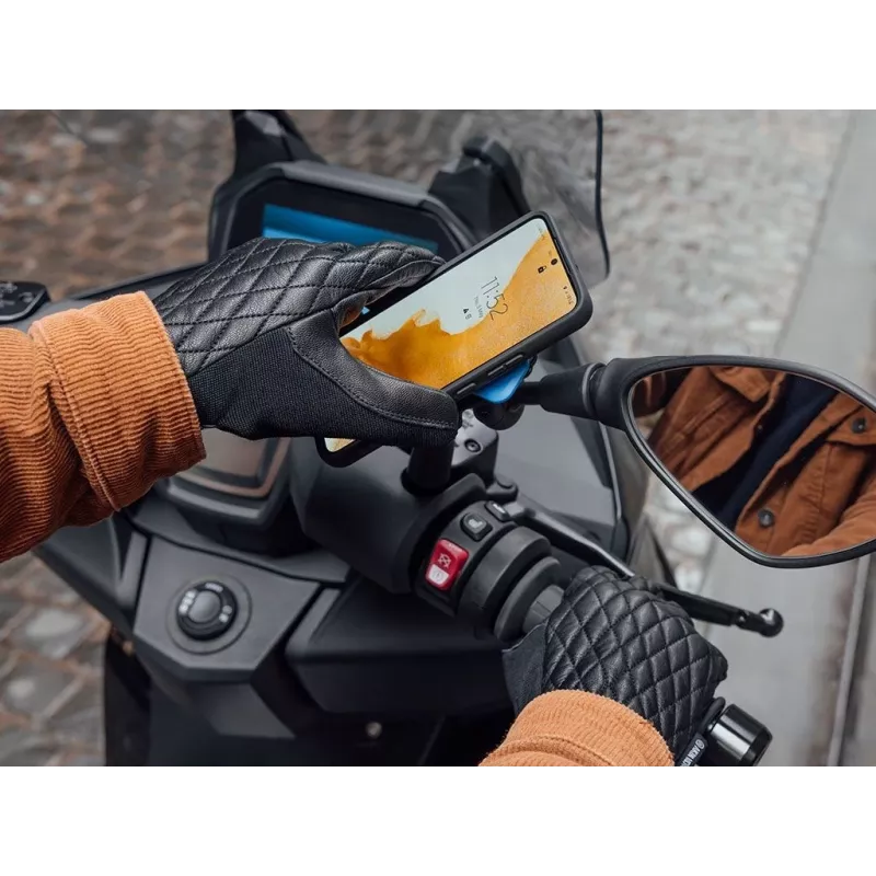 Quad Lock Spiegelhalterung Passive Halterung Mobiltelefon/Smartphone Schwarz, Blau