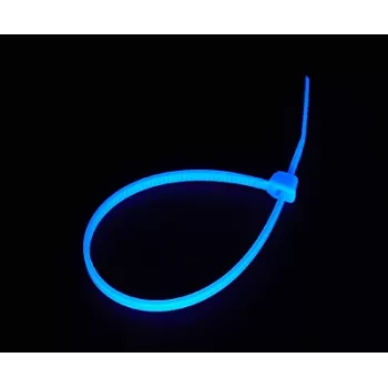 Kabelbinder BitsPower BP-UVCT-BL, Nylon, blau, 120 mm × 2,5 mm, 20er-Pack