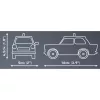 Trabant 601 Polizei, Konstruktionsspielzeug