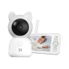 XENON X7202 Smart Baby Kamera mit Monitor, Wi-Fi, 2,4 GHz, 3 MP, 2-Wege-Audio, SD, Weiß