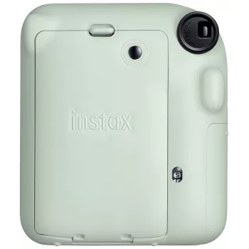 Sofortbildkamera Fujifilm Instax Mini 12 Grün — Bild 86x54 mm, Film 62x46 mm, 60 mm äquiv. Brennweite