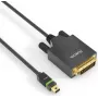 PureLink Ultimate Series ULS2100 - Adapterkabel - Single Link - Mini DisplayPort (M) Locking auf DVI-D (M) Schraubverriegelung - DisplayPort 1.2 - 1 m - Rund, 2K Unterstützung - Schwarz