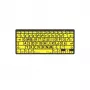 Logickeyboard LKB-LPBY-BTON-DE Tastatur Bluetooth QWERTZ Deutsch Schwarz - Gelb (LKB-LPBY-BTON-DE)