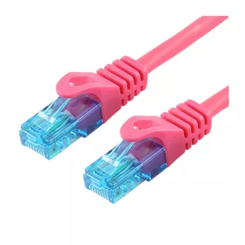 Netzwerkkabel LOGON TCU55U0025M Cat5e U/UTP (UTP) 2,5 m Magenta RJ-45 vergoldet
