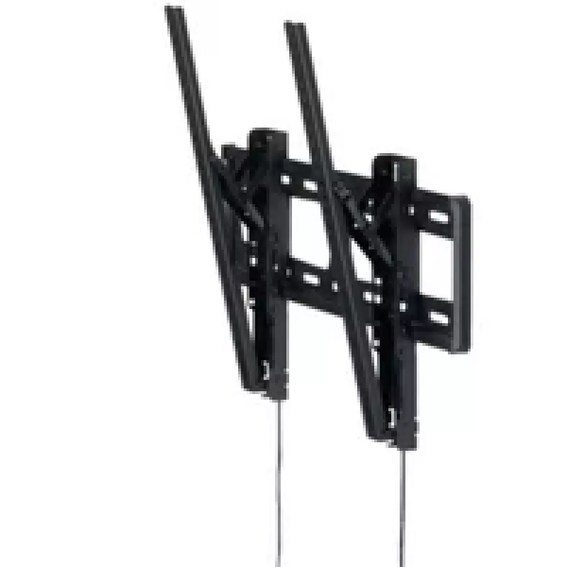 HAGOR BL Tilt 400 - Montage-Kit (Wandhalterung) - für Flachbildschirm - Schwarz - Bildschirmgröße: 81-124 cm (32-49) - Montageschnittstelle: bis 400 x 400 mm
