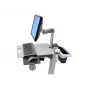 Ergotron Neo-Flex Basket and Handle Kit - Montagekit (Griff, Korb) - zweistufig, Grau - für Montage am Wagen - für P/N: 24-205-214, 24-206-214 (97-545)