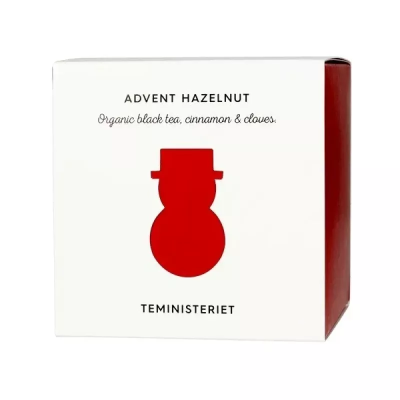 Loser Schwarztee Advent Hazelnut 100g - Teministeriet