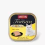 Nassfutter für Katzen Animonda Vom Feinsten Mildes Menü Truthahn Käse 100 g, getreidefrei, ausgewachsene Katzen, Schale