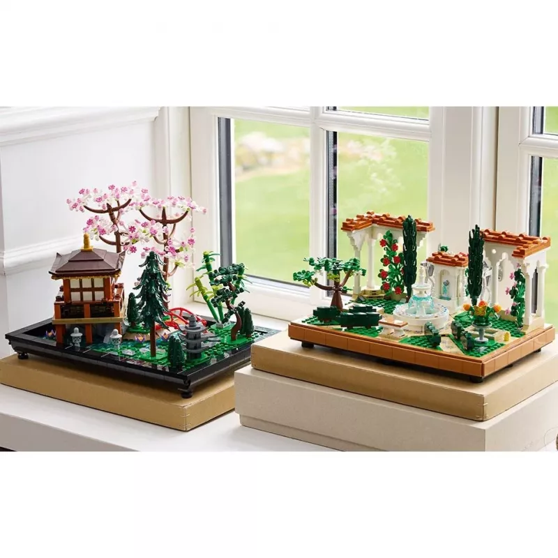LEGO ICONS 10359 Springbrunnen-Garten