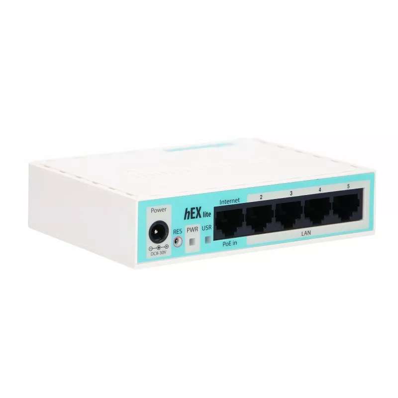 Mikrotik hEX lite kabelgebundener Router Weiß