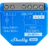 Intelligenter Schalter Shelly 1 Gen4, drahtlos, 240 V AC, Bluetooth 5.0/Wi‑Fi/ZigBee, Kunststoffgehäuse, 42×16×37 mm, 2er-Pack