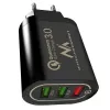 USB-Wandladegerät MACLEAN MCE479B — 3x USB-Anschlüsse, 18W Gesamtleistung, kompakt